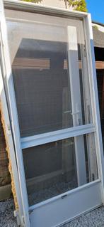 pvc deur met dubbel glas, Ophalen, Gebruikt