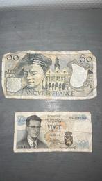 Lot billet français (1984) et belge (1964), Ophalen, Munten