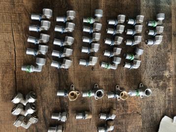 Setje Alpex press koppelingen 16 mm beschikbaar voor biedingen