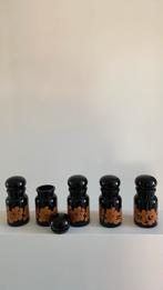 Retro glazen bewaarbokalen/ apothekerspotten, Ophalen