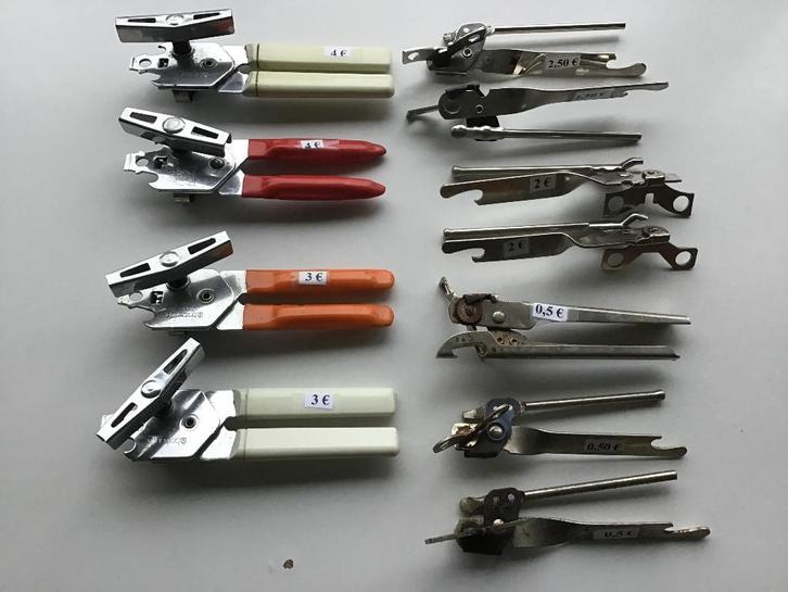 diverse blik openers en meer keukengerief, Huis en Inrichting, Keuken | Servies, Zo goed als nieuw, Ophalen of Verzenden