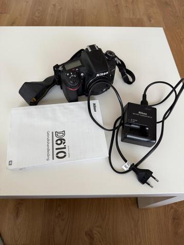 Nikon D610 FX Full Frame camera body beschikbaar voor biedingen