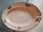 Plat oval Boch Suzon 2 fleurs, Ophalen of Verzenden