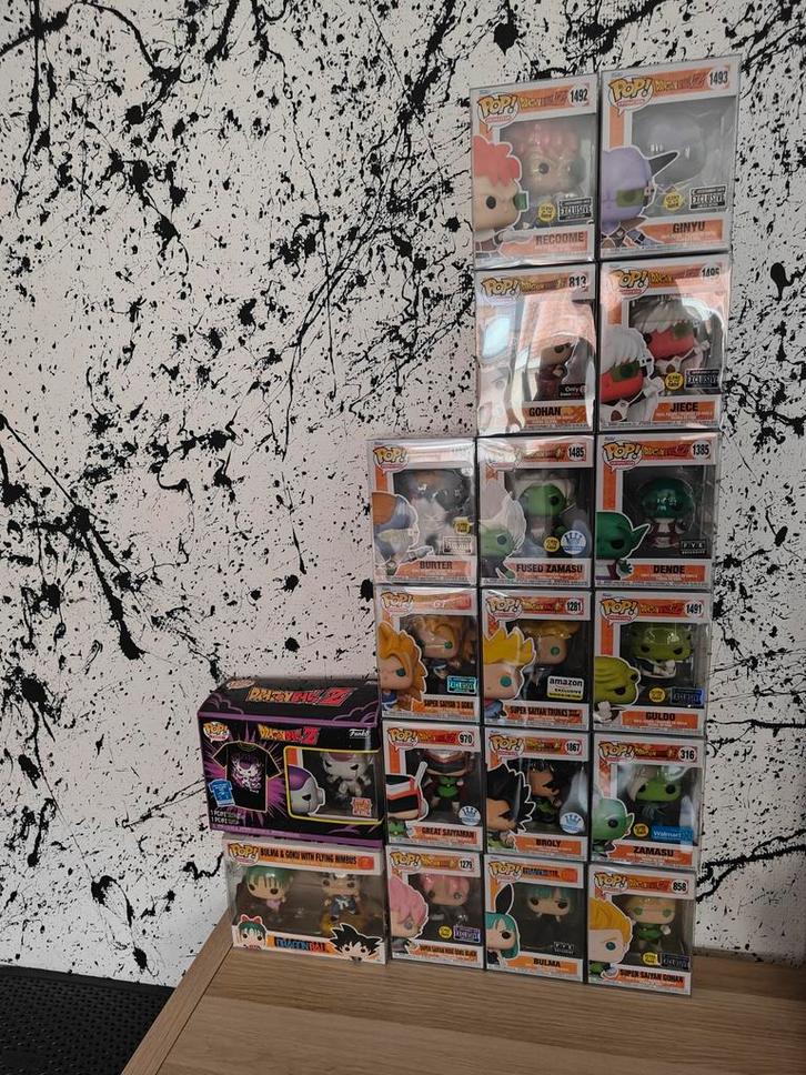Lot Dragon ball Z/Super/GT Exclusive Funko, Collections, Jouets miniatures, Comme neuf, Enlèvement
