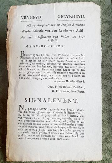 Opsporingsbericht crimineel, Land van Aalst beschikbaar voor biedingen