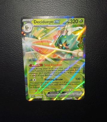Modern Era: Decidueye Ex 015/197 Obsidian Flames  beschikbaar voor biedingen