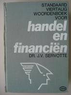 2. Standaard viertalig woordenboek voor handel en financiën, Gelezen, Frans, Dr. J.V. Servotte, Verzenden