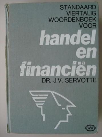 2. Standaard viertalig woordenboek voor handel en financiën, Dr. J.V. Servotte, Utilisé, Français, Autres éditeurs