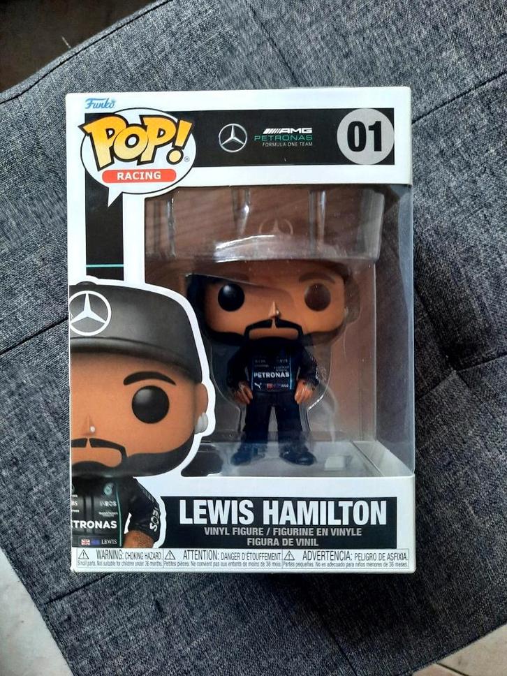 Funko Pop! Lewis Hamilton 01, Verzamelen, Poppetjes en Figuurtjes, Zo goed als nieuw, Ophalen