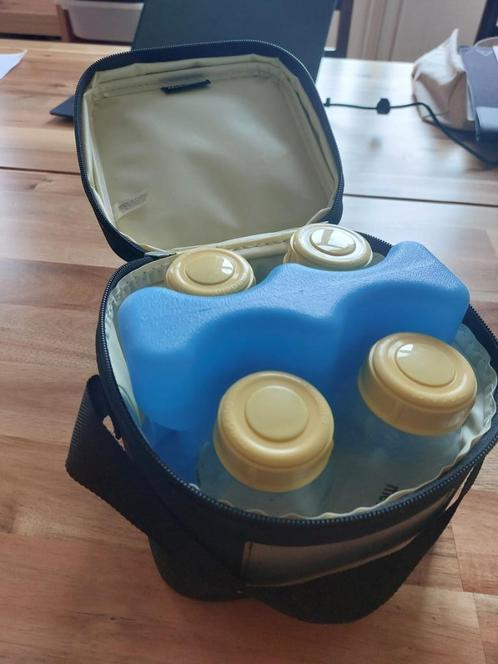 Sac isotherme Medela + 4 bouteilles, Enfants & Bébés, Aliments pour bébé & Accessoires, Utilisé, Autres types, Enlèvement ou Envoi