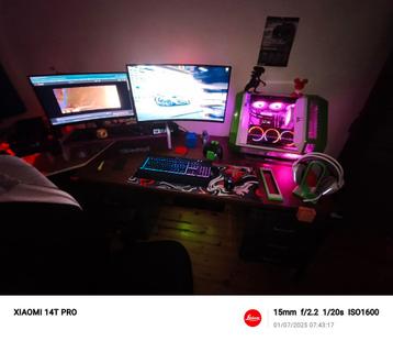 Vends ou échange setup gamer complet 2200euros ferme beschikbaar voor biedingen