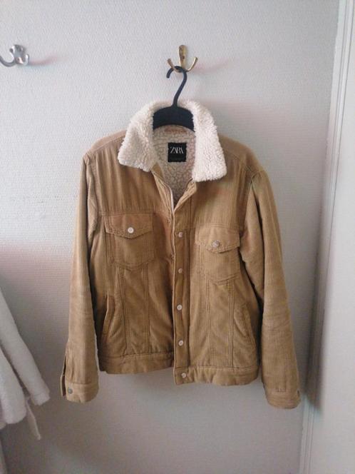 Winterjas, Kleding | Heren, Jassen | Winter, Zo goed als nieuw, Maat 46 (S) of kleiner, Beige, Ophalen of Verzenden