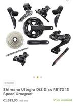 Splinternieuwe groepset Shimano Ultegra Di2 R8170, 165 mm, Fietsen en Brommers, Fietsaccessoires | Overige Fietsaccessoires, Ophalen