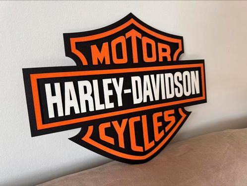Harley Davidson Motor Cycles logo hobby bord voor decoratie, Motoren, Accessoires | Overige, Nieuw, Ophalen of Verzenden