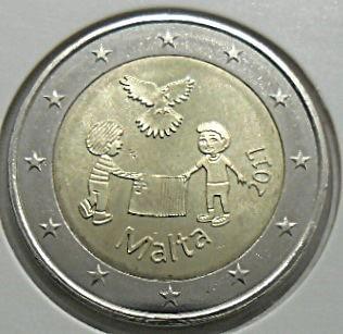 2 euro herdenking Malta 2017 „PEACE”. UNC!, Postzegels en Munten, Munten | Europa | Euromunten, Losse munt, 2 euro, Malta, Verzenden