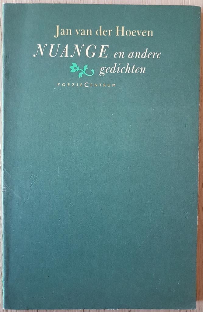 Nuange en andere gedichten - Jan van der Hoeven - 1995, Boeken, Gedichten en Poëzie, Zo goed als nieuw, Eén auteur, Ophalen of Verzenden