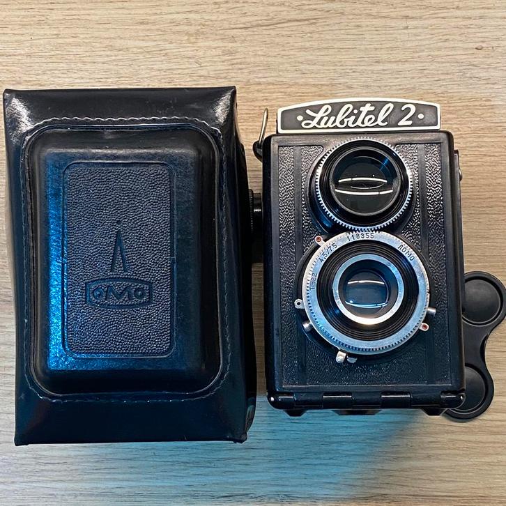 Lubitel 2, Lomo 75 mm f4.5, 6x6*negen, Audio, Tv en Foto, Fotocamera's Analoog, Nieuw, Spiegelreflex, Overige Merken, Ophalen of Verzenden
