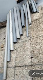 PVC regenpijpen + dakgoten, diverse maten en lengtes, Ophalen, Afvoer, Gebruikt, PVC