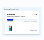 Nieuwe zak droogvoer katten zak wel geopend maar katten will, Enlèvement