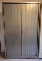 Metalen bureaukast grijs, Huis en Inrichting, Ophalen, Gebruikt, 100 tot 150 cm, Metaal