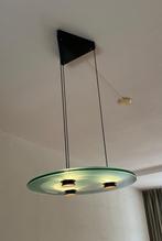 Vintage Arteluce Aurora Hanglamp – 1983 – NP: €3.500, Ophalen of Verzenden, Hanglamp Design Lamp, 75 cm of meer, Glas