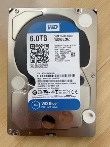 Disque dur 6To (6000Go) Western Digital BLUE WD60EZRZ