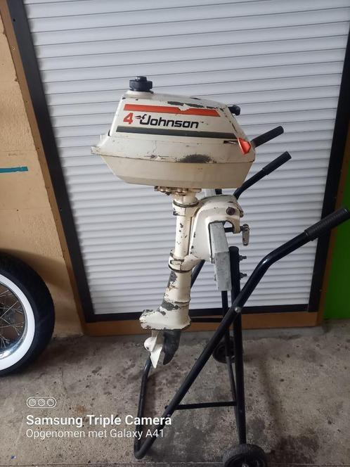 Te koop buitenboordmotor 4 pk Johnson, Watersport en Boten, Buiten- en Binnenboordmotoren, Gebruikt, Benzine, Buitenboordmotor