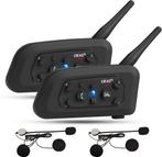 2 pieces EJEAS V6 Pro+ 6-rider motorcycle intercom headset b, Motoren, Ophalen of Verzenden, Nieuw