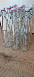12x Fles met beugelsluiting, helder glas, 0.5 l, Verzamelen, Glas en Drinkglazen, Ophalen, Zo goed als nieuw, Overige typen