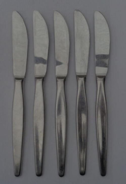 Couteau de table WMF Cromargan 7500 Ascona Verona 5 pièces 2, Maison & Meubles, Cuisine | Couverts, Utilisé, Enlèvement ou Envoi
