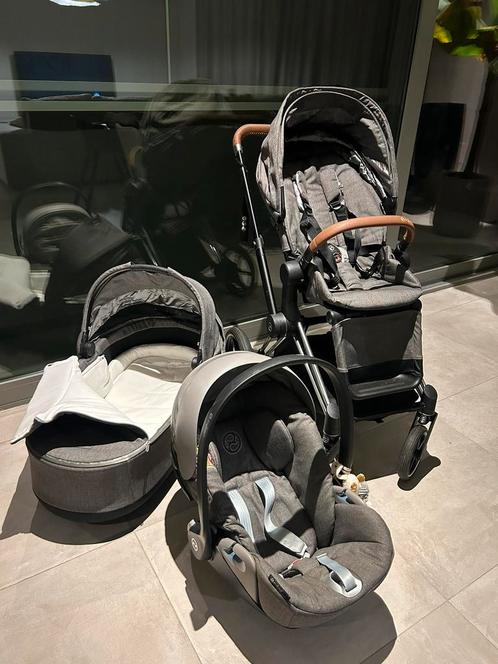 Cybex e-priam, Kinderen en Baby's, Kinderwagens en Combinaties, Zo goed als nieuw, Combiwagen, Overige merken, Luchtbanden, Met autostoeltje