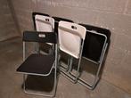 Klapstoelen- 6 stuks - goede staat, Huis en Inrichting, Ophalen, Gebruikt, Zwart, Metaal