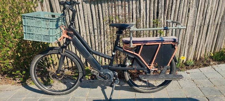 Cargobike / longtail, Vélos & Vélomoteurs, Vélos électriques, Utilisé, Riese & Müller, 30 à 50 km par batterie, Enlèvement