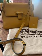 Okergele vintage Delvaux, Verzenden, Zo goed als nieuw