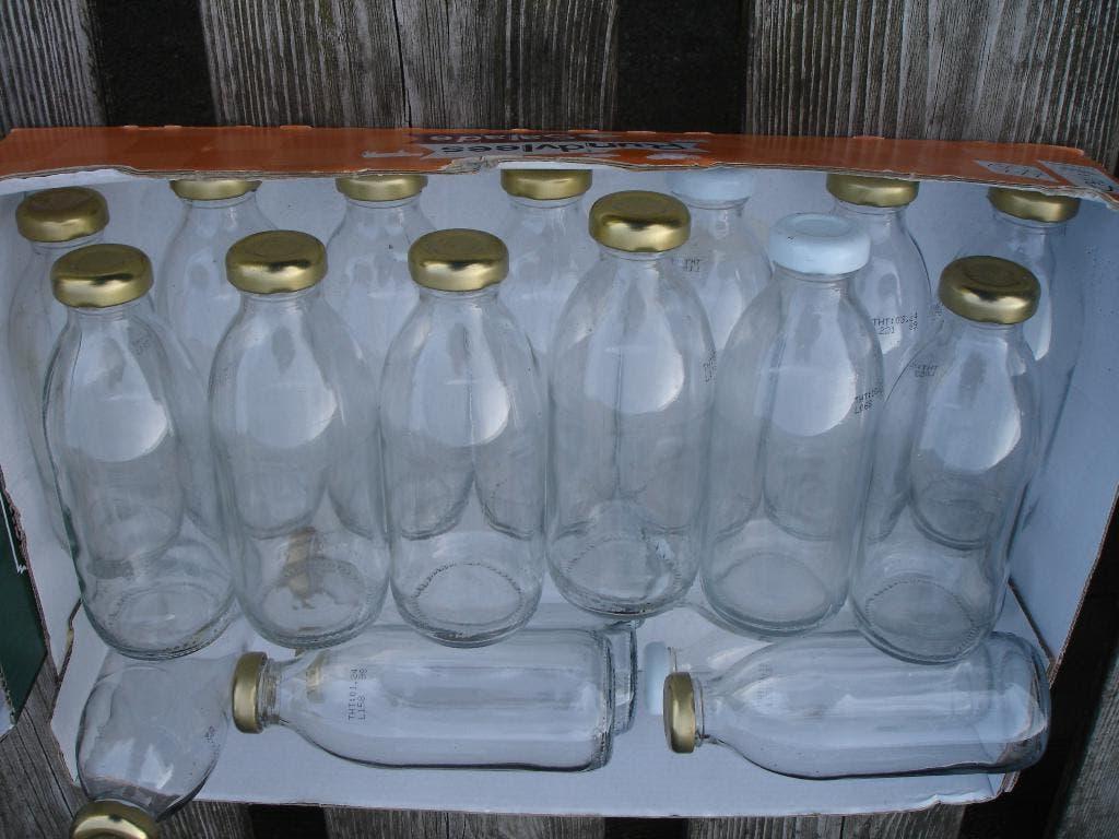 50 x sapflesje / sap flesje / inmaak flesje van glas, Ophalen, Zo goed als nieuw, Overige merken, Glas