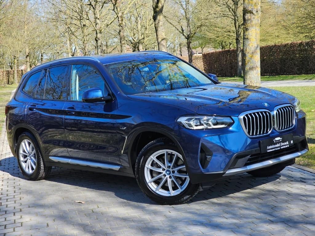 Bmw X3 2.0 Xdrive 30E FACELIFT | 360CAMERA | TREKHAAK, Auto's, Automaat, 2000 kg, Blauw, Leder