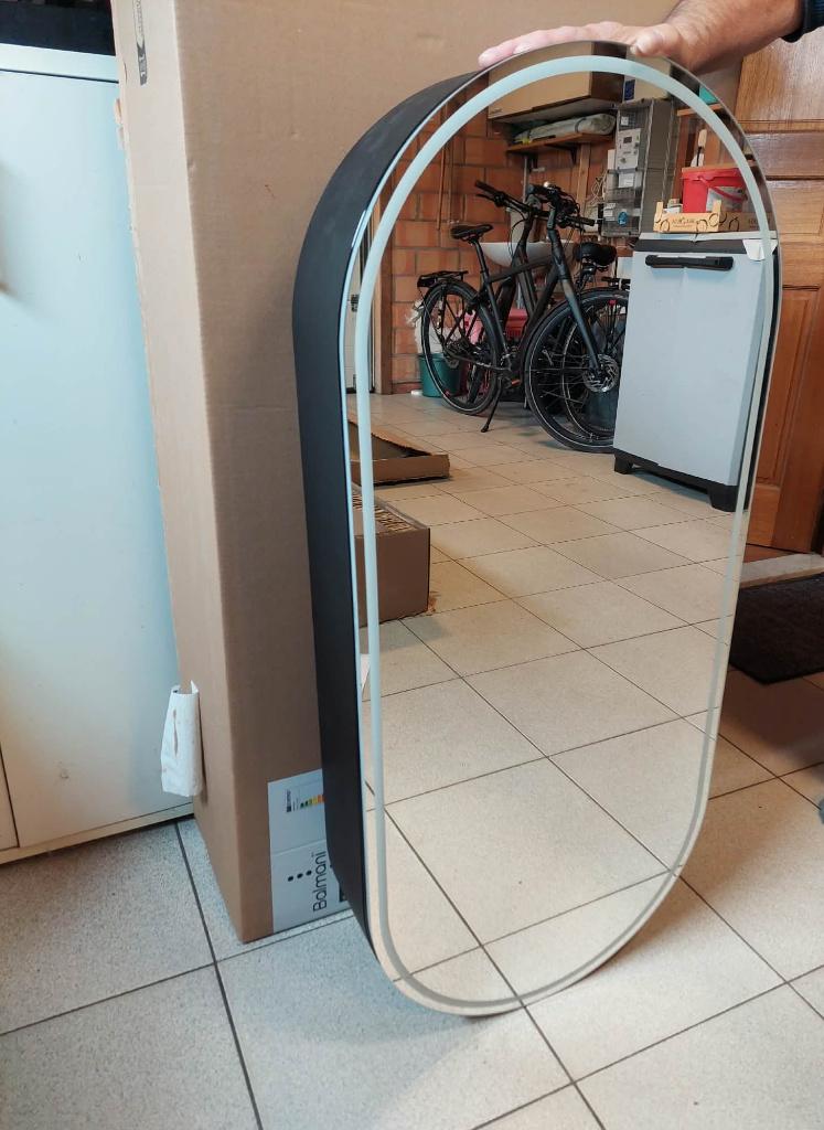 Led spiegelkast - badkamer, merk Balmani, Armoire à miroir, Moins de 25 cm, Comme neuf, Enlèvement