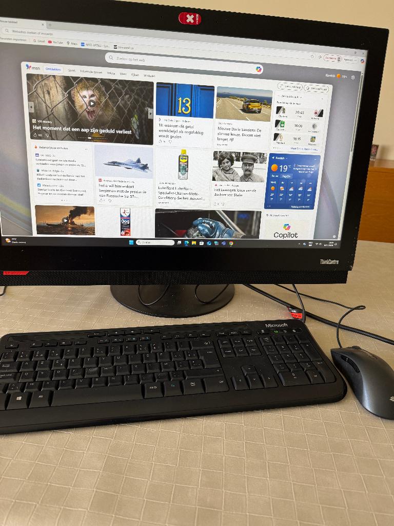 All in one Computer Lenovo, Ophalen of Verzenden, Gebruikt