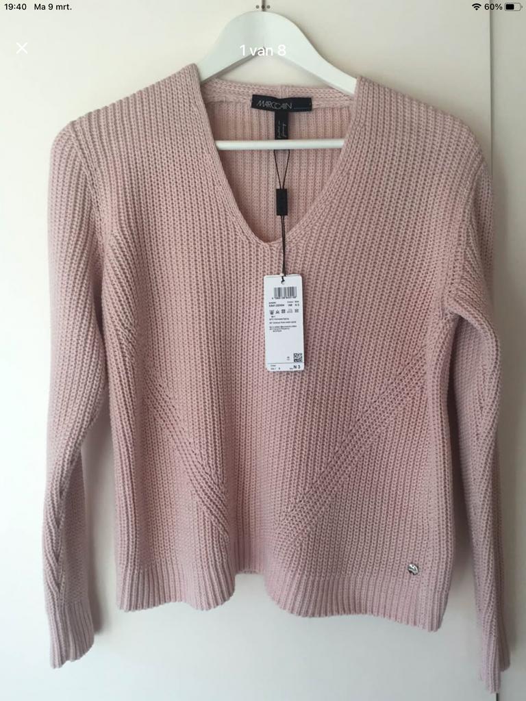 Marccain ,Marc Cain nieuwe trui maat 3 (38) met kaartjes, Kleding | Dames, Truien en Vesten, Nieuw, Maat 38/40 (M), Roze, Ophalen of Verzenden