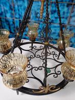 Lustre en fer forgé, Maison & Meubles, Enlèvement, Utilisé, Métal
