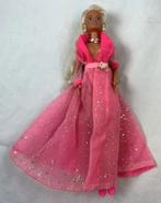 Hasbro Sindy Glitter Nails 1994 Pop Roze Glitterjurk vintage, Verzenden, Zo goed als nieuw, Fashion Doll
