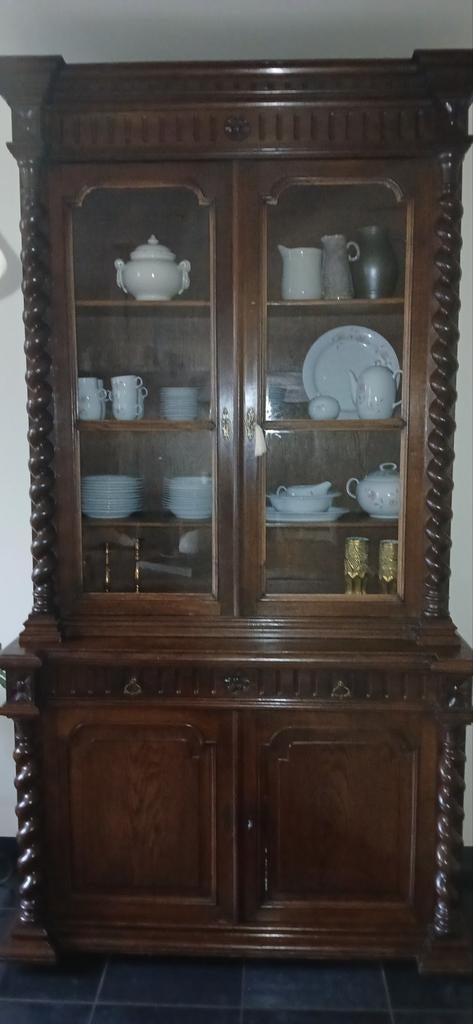 Oude volledig eiken kast, Antiek en Kunst, Antiek | Meubels | Kasten, Ophalen