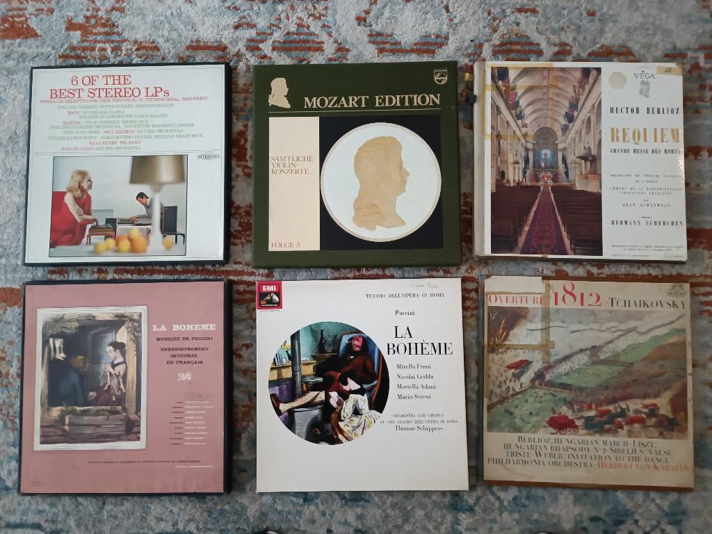 Lot  de 87 disques 33t - musique classique (principalement), CD & DVD, Vinyles | Classique, Enlèvement, Utilisé