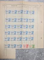 Timbre fiscal belge+Rhisne+Marbre Noir+Ancienne facture, Enlèvement, Autre, Affranchi, Autre