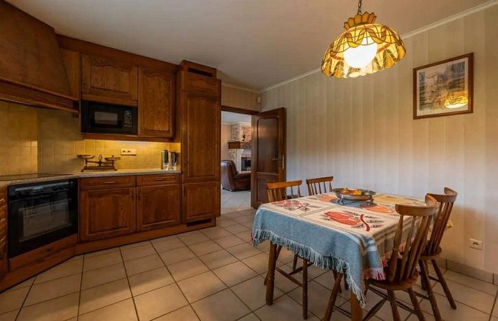 Keuken massief Eik., Maison & Meubles, Cuisine | Cuisines complètes, Utilisé, Cuisine d'angle, Brun, Synthétique, Enlèvement