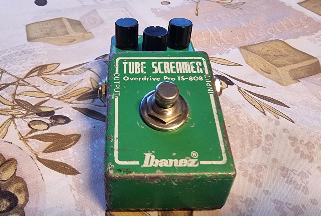 vintage Ibanez TS-808 “narrow box”  uit 1979, Enlèvement ou Envoi, Utilisé, Distortion, Overdrive ou Fuzz