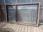Twéé grote meranty ramen ( enkel glas ) !!!., Doe-het-zelf en Bouw, Ophalen, Gebruikt, Gevelraam of Ruit