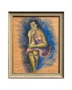 Peinture sur papier de Lea Vandekerckhove, Enlèvement