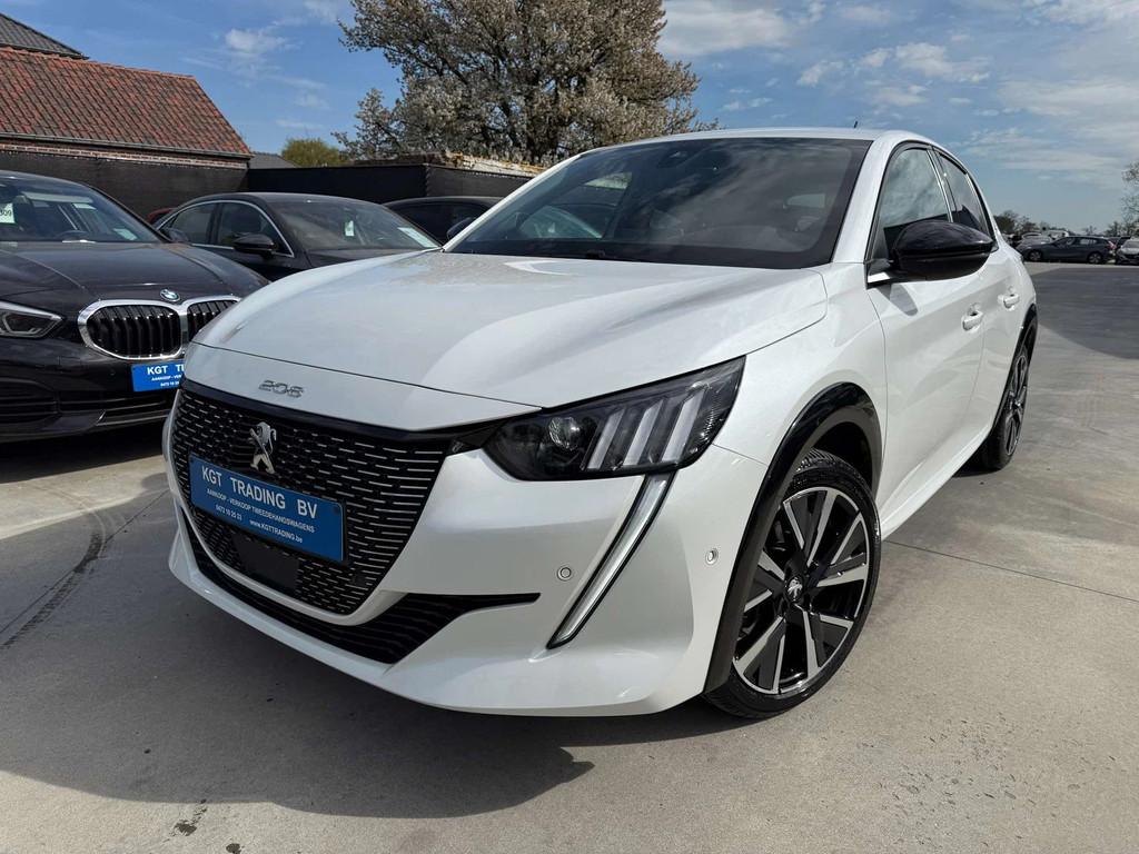 Peugeot 208 1.2i 100PK GT-LINE FULL LED LEDER CAMERA CARPLAY, Gebruikt, 1199 cc, 1165 kg, Wit