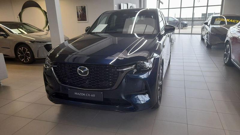 Mazda CX-60, Auto's, Mazda, 241 kW, Zwart, 4 cilinders, Blauw